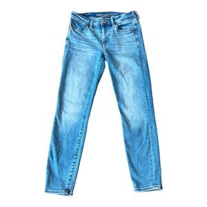 American Eagle Next Level Stretch Light Wash Jegging Crop Jeans Size 6